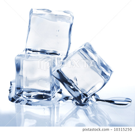 Three melting ice cubes 10315250