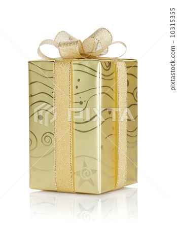 Gift box with ribbon and bow Gift box with ribbon and bow 10315355