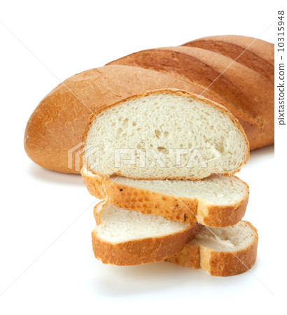 Sliced loaf bread. Closeup 10315948
