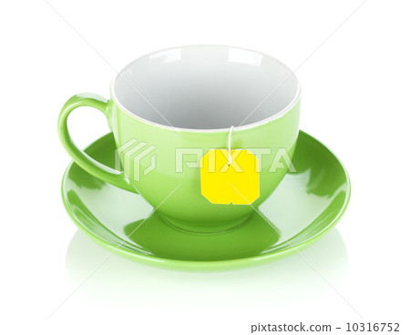 Green tea cup and teabag Green tea cup and teabag 10316752