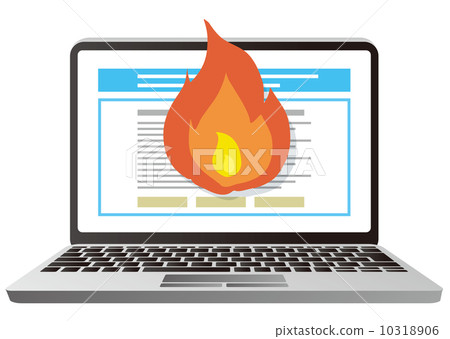 Sites that flames - Stock Illustration [10318906] - PIXTA