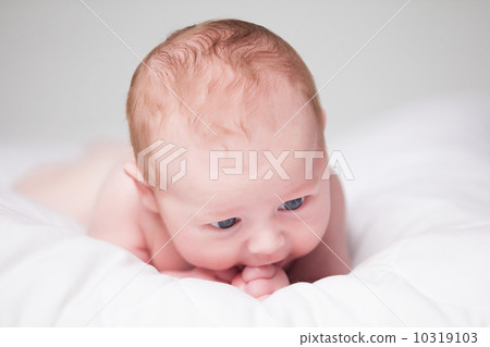 Baby in a serene setting Baby in a serene setting 10319103