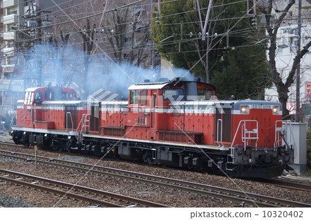 diesel engine, double-heading, locomotive 10320402