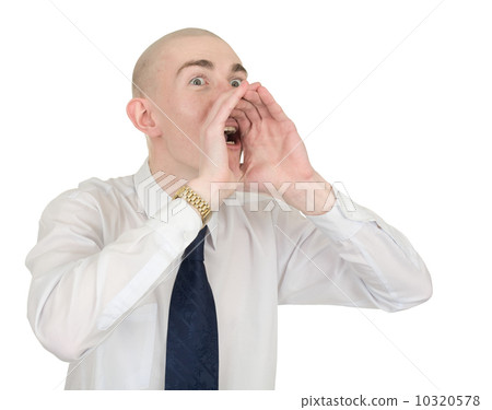 Guy shouts Guy shouts 10320578