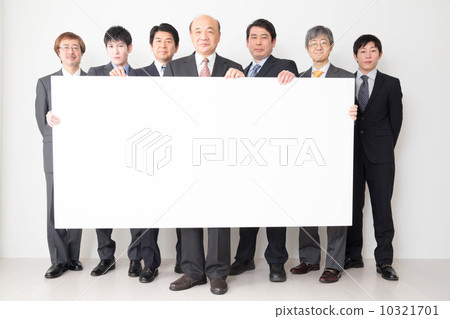 與一個白板的一個商人 與一個白板的一個商人 10321701