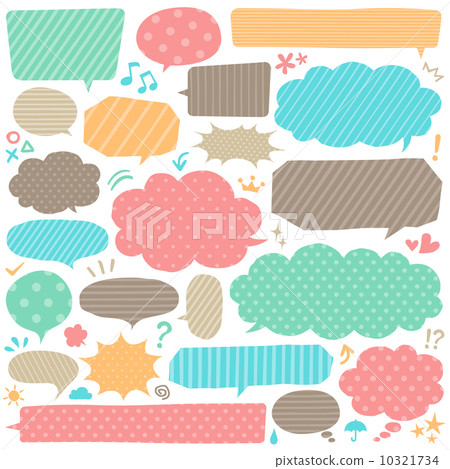 Speech bubble 10321734