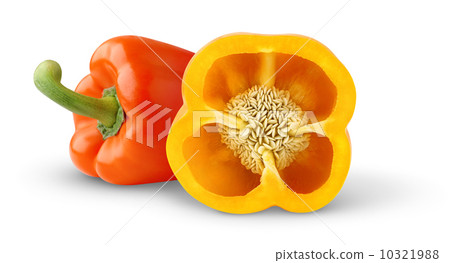 Two bell peppers Two bell peppers 10321988