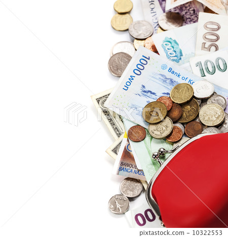 Foreign coins and banknotes Foreign coins and banknotes 10322553