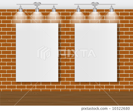 Frame on Brick Wall for Your Text and Images,... - Stock Illustration ...