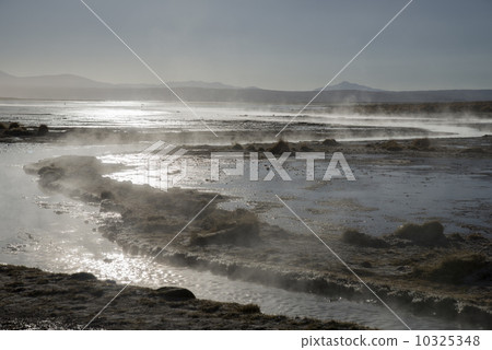 Aquas · Thermae Hot Spring of Altiplano Plain 10325348