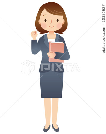 Female teacher in a suit 10325627