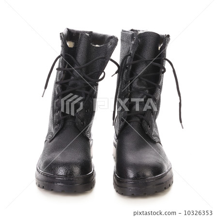 Pair of working boots. Pair of working boots. 10326353