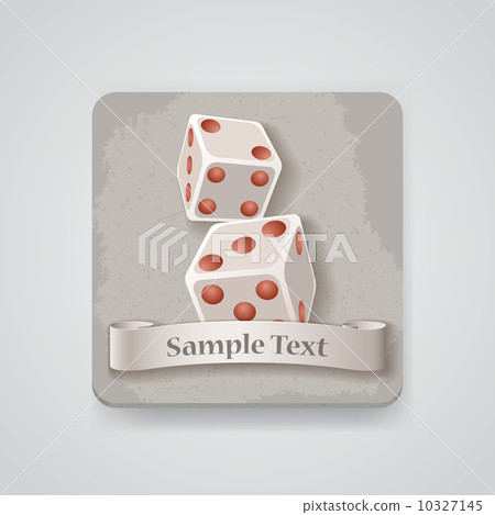 Vector dices icon Vector dices icon 10327145