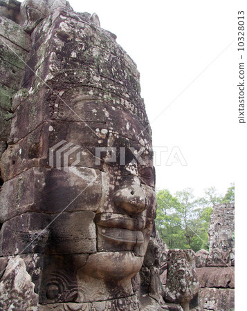 World Heritage Angkor Ruins Bayon Person Tower 10328013
