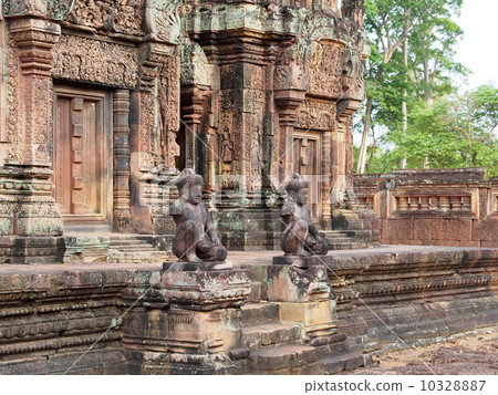 吳哥紀念碑Banteay Srei 吳哥紀念碑Banteay Srei 10328887