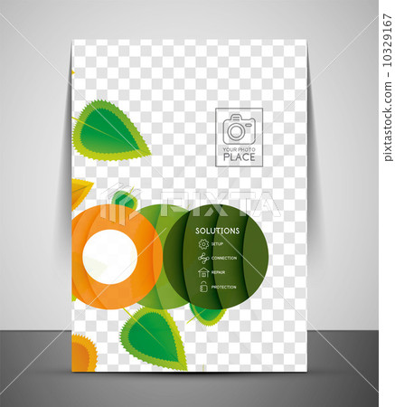 Nature corporate flyer print template 10329167