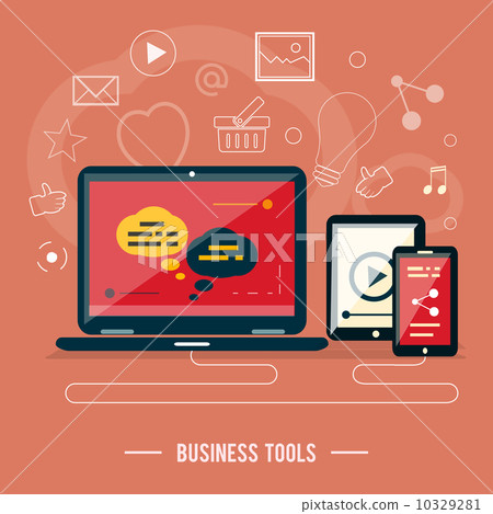 Business tools concept Business tools concept 10329281