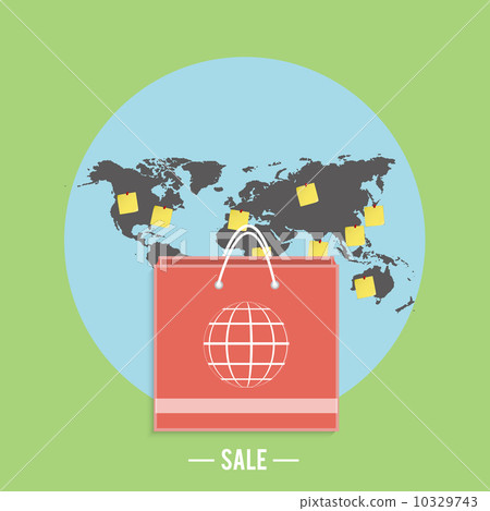 Paper shopping bags 10329743