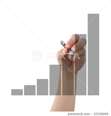 Hand write strategic planning on the whiteboard 10330009