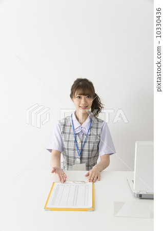 receptionist girl, person, female 10330436