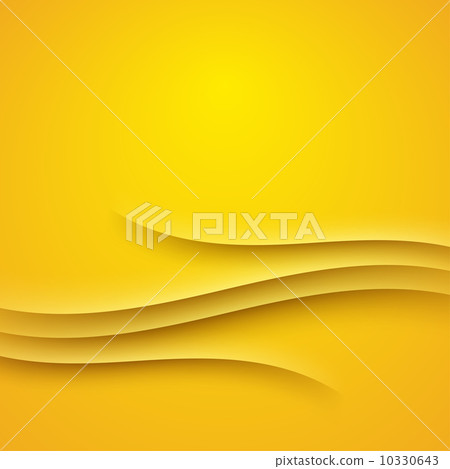Abstract background with yellow shadow ornament-插圖素材 [10330643] - PIXTA圖庫