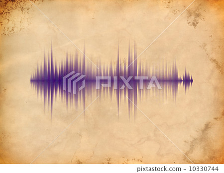 Waveform on the dirty background Waveform on the dirty background 10330744