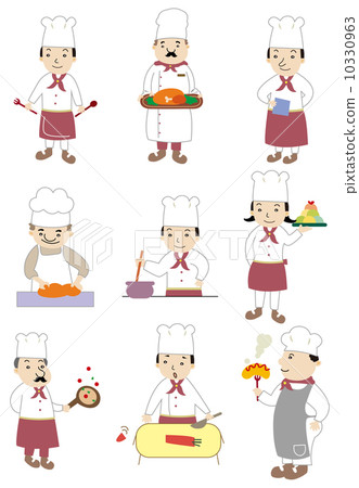 cartoon chef icon cartoon chef icon 10330963