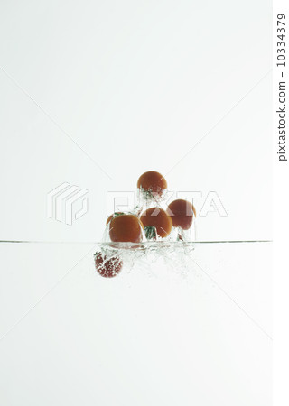 Mini tomato jumping out 10334379