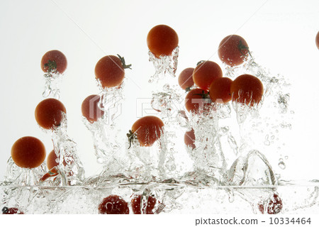 Mini tomato jumping out 10334464