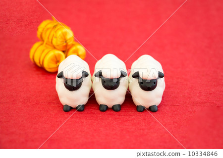 New year's New Year's card material New year's New Year's card material 10334846