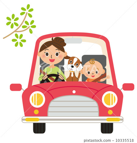 與媽媽和寶寶一起開車 10335518
