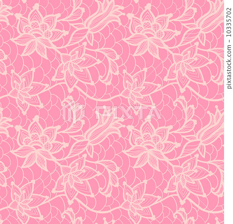 Flower lacy seamless background 10335702