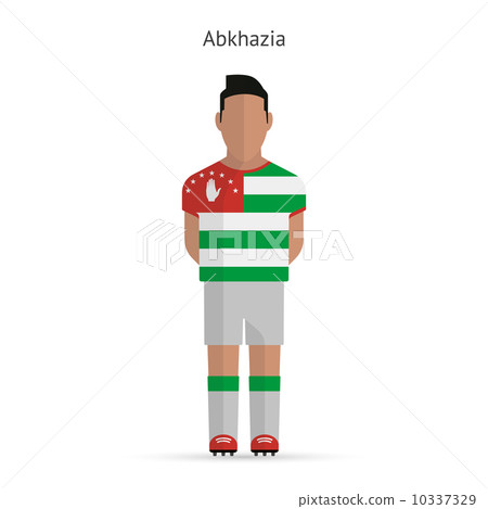 Abkhazia football player. Soccer uniform. 10337329