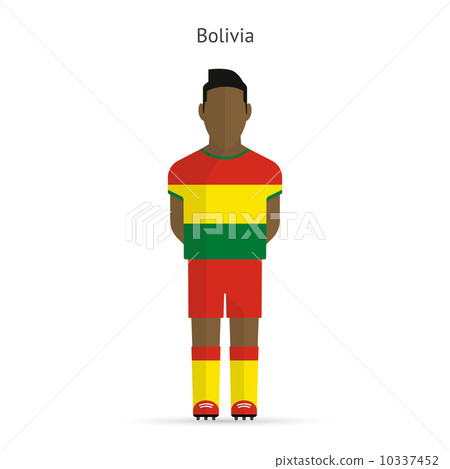 Bolivia football player. Soccer uniform. 10337452