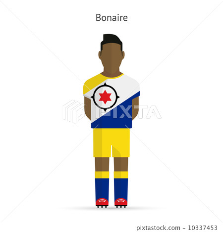 Bonaire football player. Soccer uniform. 10337453