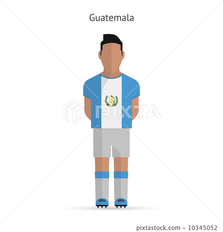 Guatemala football player. Soccer uniform. Guatemala football player. Soccer uniform. 10345052