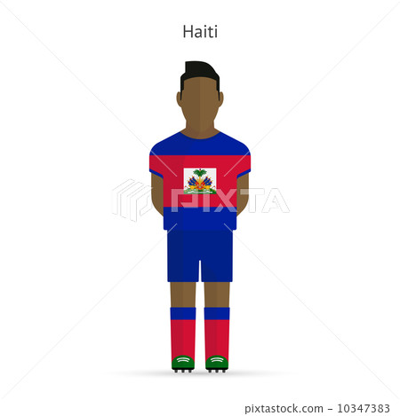 Haiti football player. Soccer uniform. 10347383