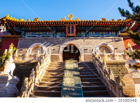 Mount Wutai(Wutaishan) scene-Buddha top(Pusa Ding) temple Mount Wutai(Wutaishan) scene-Buddha top(Pusa Ding) temple 10380348