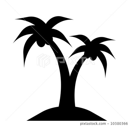 棕櫚樹剪影 10380366