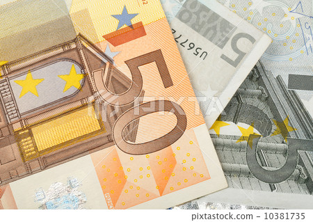 detail of euro money banknotes 10381735