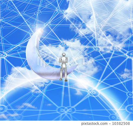 監視地球互聯網網絡的機器人 10382508