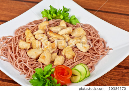pasta with chicken meat pasta with chicken meat 10384570