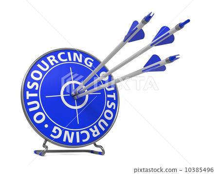 Franchising Concept - Hit Target. 10385496