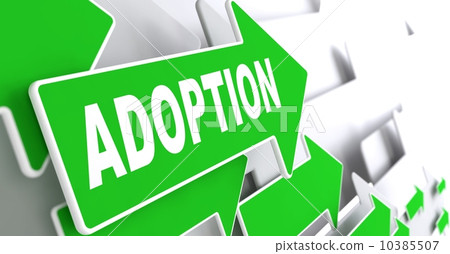 Adoption Word on Green Arrow. 10385507