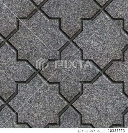 Concrete Decorative Pavement. Seamless Tileable Texture. 10385553