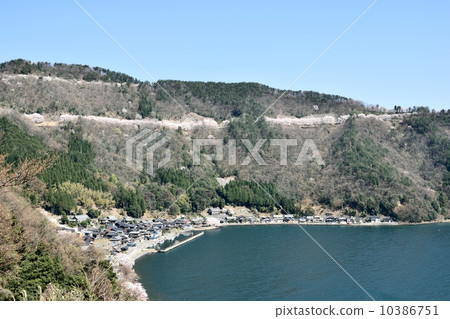 春天Oku Biwa和湖邊定居點 春天Oku Biwa和湖邊定居點 10386751