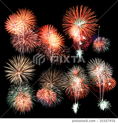 Colorful firework 10387458