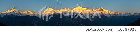 Yunnan scene-Meili(Meri) Snow Mountains panorama 10387925