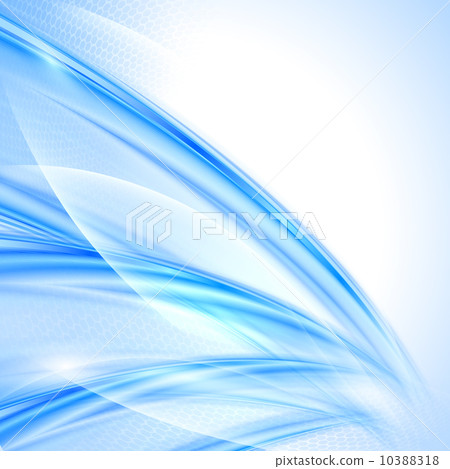 Abstract blue wave background 10388318