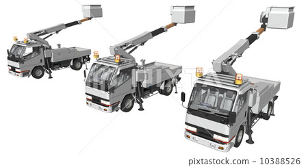 aerial work platform, 3d, three dimensional 10388526